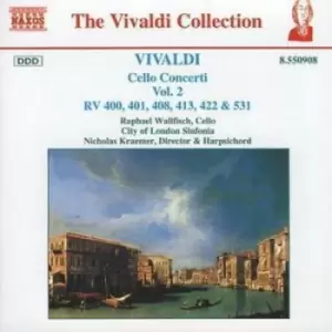 image of Cello Concertos Volume 2/city of London Sin by Antonio Vivaldi CD Album