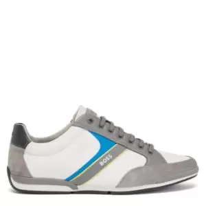 Image of BOSS Saturn Mesh Trainers - Grey