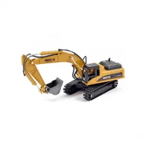 image of Huina 1/50 Diecast Excavator Static Model