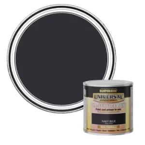 Image of Rust-Oleum Universal Paint Gloss Navy Blue 250ml