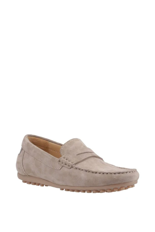 Image of Cotswold Womens Combe Loafer in Taupe Size: 4 Taupe Female 4
