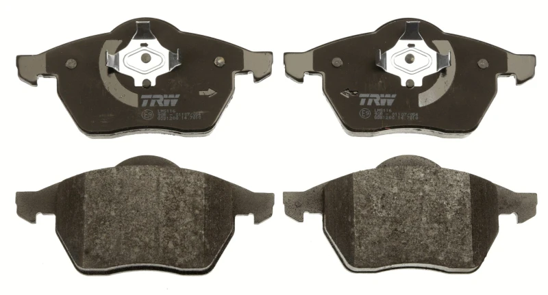 Image of TRW GDB1200 Brake pad set not prepared for wear warning indicator Brake Pad Set,disc brake (402)