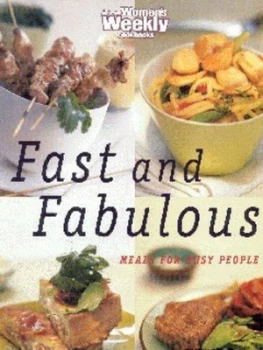 Image of Fast and Fabulous by Pamela Clark and Australian Womens Weekly Book