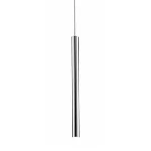 Image of Loya Integrated LED Pendant Ceiling Light, Silver, 450lm 3000K