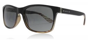 image of Ben Sherman Alec Sunglasses Stripy Brown BLK 60mm