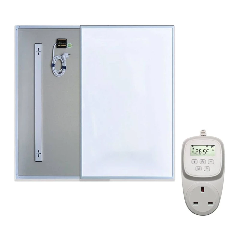 Image of ENER-J ENERJ 600W Infrared Heating 10060cm with Smart Plugin WiFi in White Size: 106cm x 16.02cm x 42.84cm White Unisex 106cm x 16.02cm x 42.84 cm