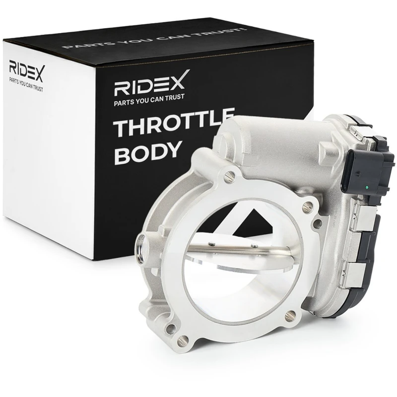 Image of RIDEX 158T0072 Throttle without gasket/seal Throttle body (158)