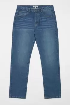 image of Mens Mid Wash Straight Fit Jean