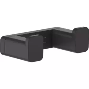 Image of Hansgrohe AddStoris Double Hook Matt in Black Metal