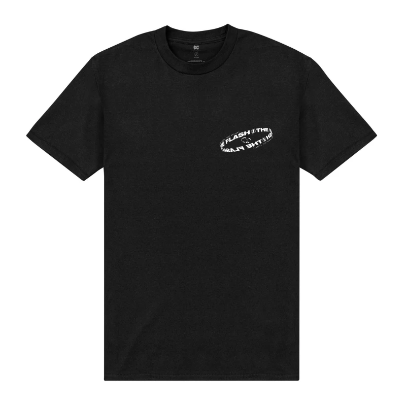 Image of The Flash The Flash Men Past Present And Future T-Shirt in Black Size: Small Black S Male 5063527117601