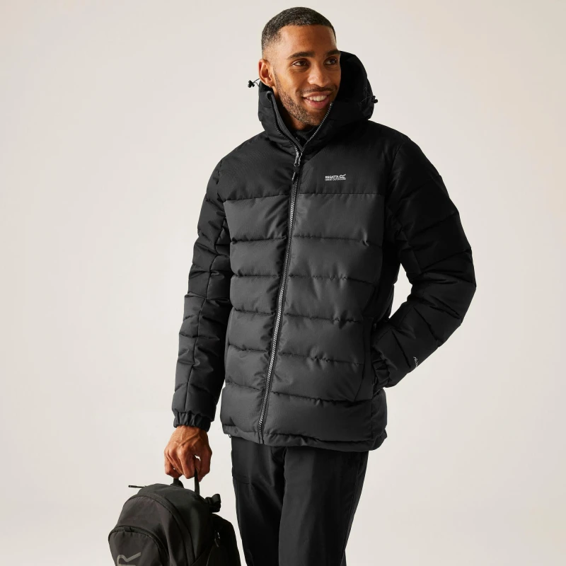 Image of Regatta Regatta Men Aldthorn Insulated Padded Jacket in Black Size: 2X-large Black XXL Male 5063516132752