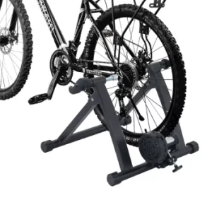 Image of HOMCOM Foldable Indoor Bike Turbo Trainer-Black