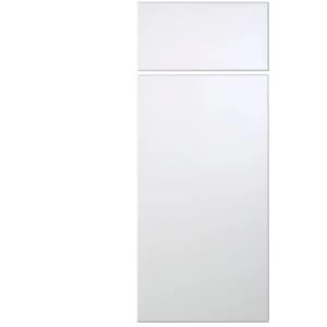 image of Cooke Lewis Raffello High Gloss White Drawerline door drawer front W300mm Pack of 1