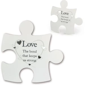 Image of Said with Sentiment Jigsaw Wall Art Love