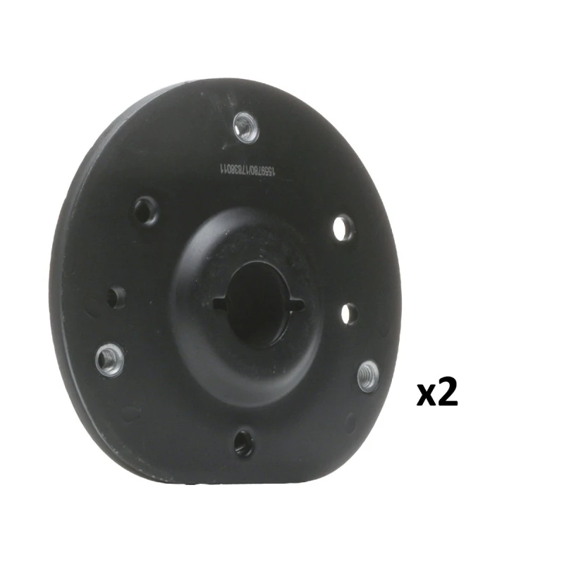Image of RIDEX 1180S0405 Top strut mount Front Axle Left, with bearing(s) Suspension Strut Support Bearing (1180)