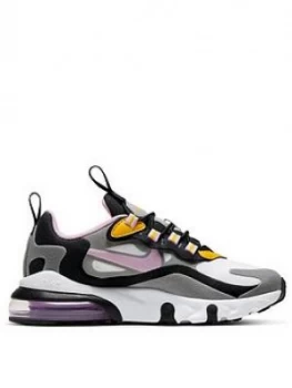 Image of Nike Air Max 270 React Childrens Trainers - Multi