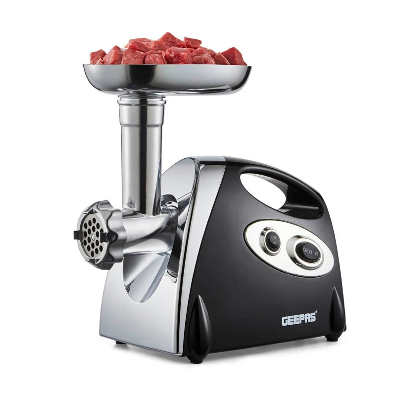 Image of Geepas Electric Meat Grinder Mincer Sausage Maker Kitchen Mincing Machine Black unisex