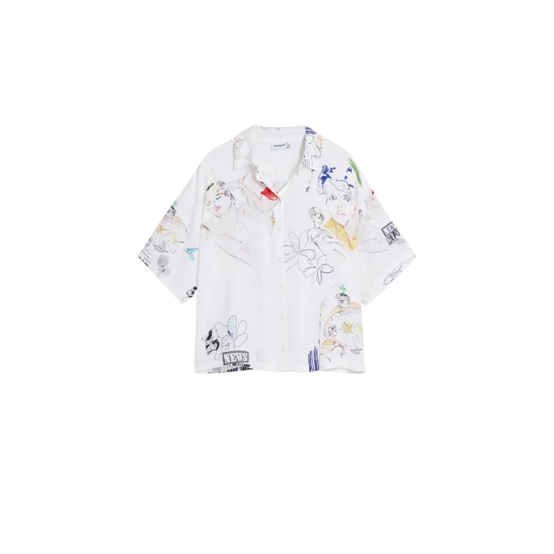 Image of Desigual Woman's shirt Desigual Cam Blanc Female S