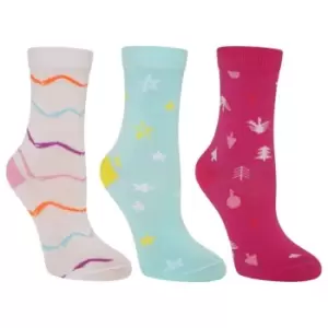 image of Dare 2b Kids Curiosity Socks - ElecBlu/Lemn