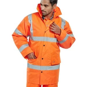 Image of BSeen High Visibility Constructor Jacket 2XL Orange Ref CTJENGORXXL Up