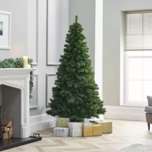 Image of The Winter Workshop - 7ft / 210cm Balsam Fir Artificial Christmas Tree - PVC Needles with 1000 Hand Crafted Branch Tips