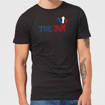 image of The Jam Text Logo Mens T-Shirt - Black - 3XL - Black