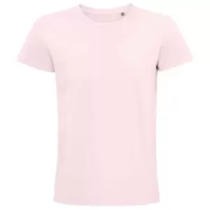 Image of SOLS Unisex Adult Pioneer Organic T-Shirt (XXL) (Pale Pink)