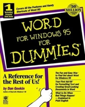 Image of Word for Windows 95 for Dummies by Dan Gookin Paperback