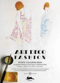 Image of Art Deco Fashion Coloring Bk by Pepin Van Roojen Paperback