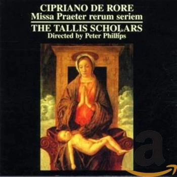 image of Cipriano de Rore Missa Praeter Rerum Seriem Tallis Scholars Phillips Music CD Album