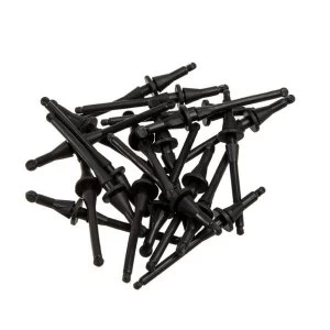 image of Noctua NA-SAV2 Chromax Black Anti-Vibration Fan Mounts - 20 Pack