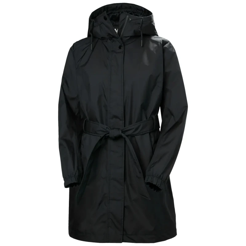 Image of Helly Hansen Womens waterproof jacket Helly Hansen Classic Ins Trench Noir Female L