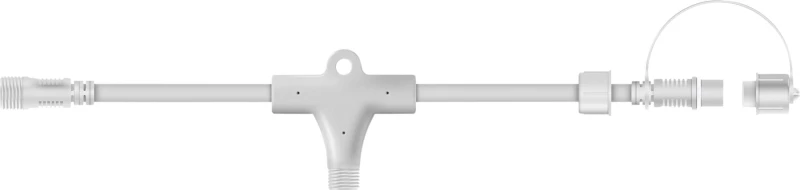 Image of EAGLE-CON Easy-Connect T Splitter Rubber Connector IP65 - White ELV-902220