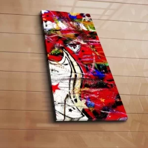 Image of 3070C-22 Multicolor Decorative Canvas Painting