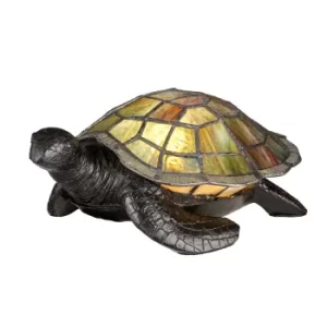 Image of Sawback Tiffany Lamp, Vintage Bronze, G9