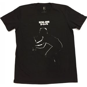 Image of Elton John 17.11.70 Album Mens Large T-Shirt - Black