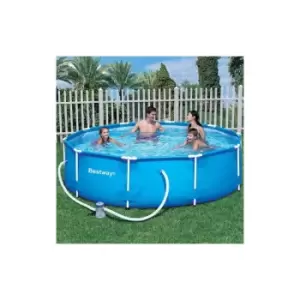 Image of Bestway 10ft Steel Pro Frame Pool with 330 Gal Pump 56408
