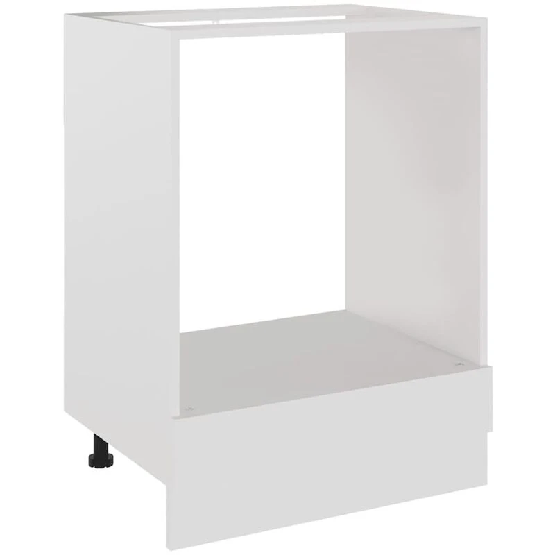 Image of VIDAXL Vidaxl - Oven Cabinet Lyon White 60x46x81.5cm Engineered Wood 8720286132876