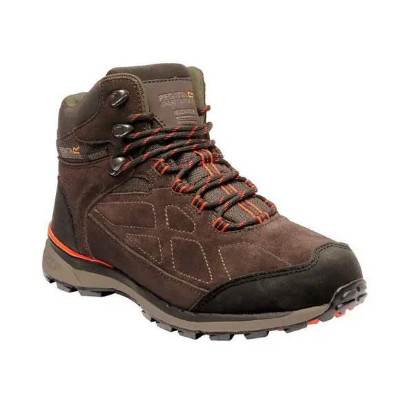 image of Regatta Samaris Suede Waterproof & Breathable Walking Boot - Brown 10