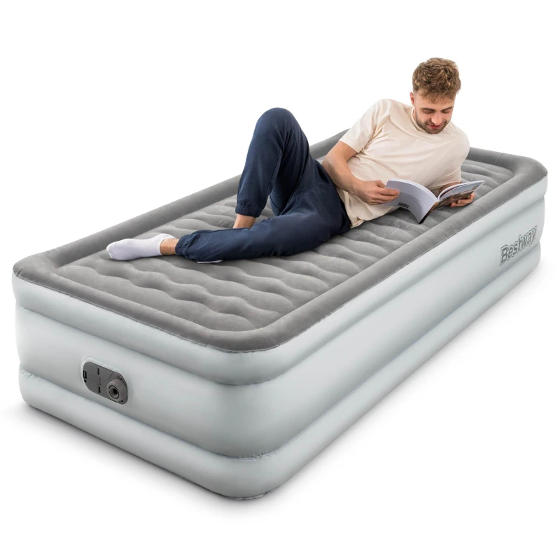 Image of Bestway Bestway Tritech Single Airbed With Pump Grey unisex One Size