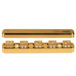 Image of Ultra Pro D6 5 Dice Set Gravity Dice Gold