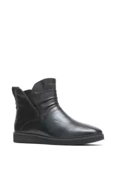 Image of Hush Puppies Black Chow Chow Leather Low Boot