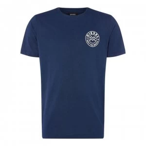 Diesel OTW Design Print T Shirt - Navy 89D