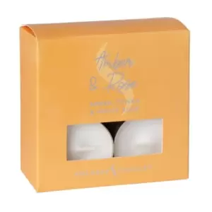 image of Amber & Rose Tealights (Pack of 8)