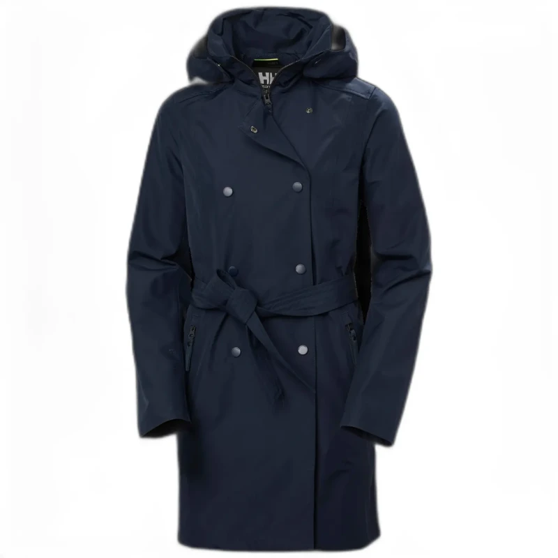 Image of Helly Hansen Womens waterproof jacket Helly Hansen welsey II trench Bleu Female XL
