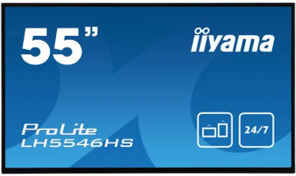 image of iiyama 55" ProLite LH5546HS-B1 Full HD Digital Signage Commercial Display