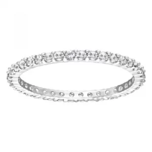 Image of Ladies Swarovski Stainless Steel Vittorie Ring 52