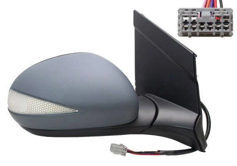 Image of ALKAR 6140823 Wing mirror Right, Electric, Convex, primed Outside Mirror (50)