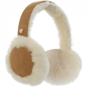 image of Ugg Classic sheepskin bluetooth earmuff - Chestnut