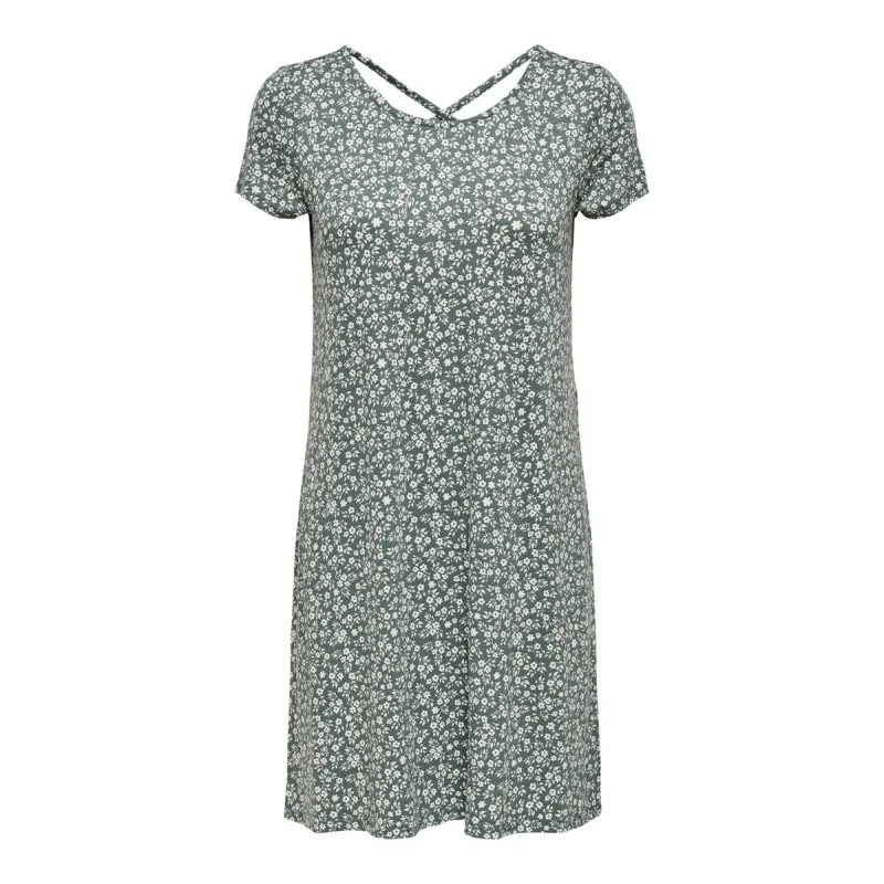 Image of Only Womens dress Only Bera dos lacet Vert Female L